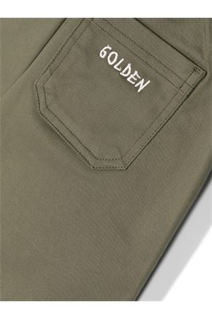 green cotton shorts GOLDEN GOOSE KIDS | GKP01760P00153835548